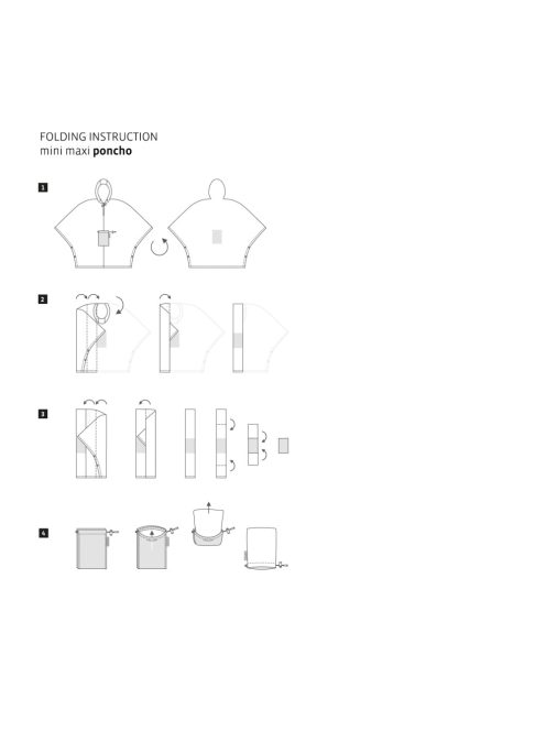 Reisenthel mini maxi poncho fekete virágos női esőkabát