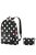 Reisenthel mini maxi rucksack fekete-fehér pöttyös női hátizsák