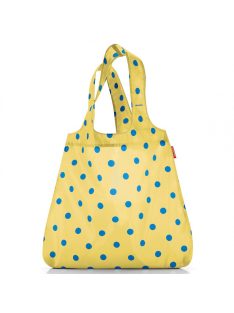   Reisenthel mini maxi shopper sárga pöttyös bevásárló táska