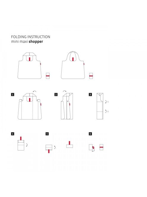 Reisenthel mini maxi shopper bevásárló táska black