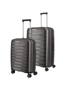   Travelite Air Base antracit 4 kerekű kabinbőrönd és nagy bőrönd
