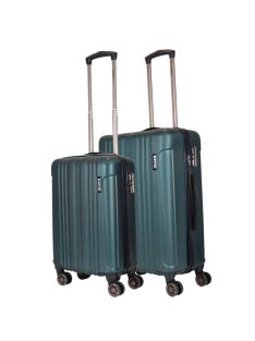   Hachi Atlanta zöld 4 kerekű kabinbőrönd és közepes bőrönd