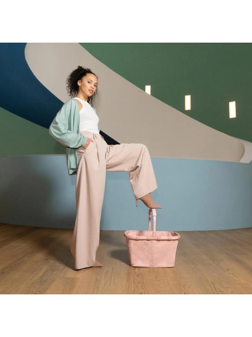 Reisenthel carrybag púder kord női bevásárló kosár