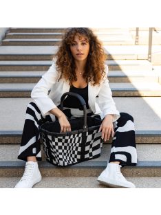 Reisenthel carrybag fekete-fehér bevásárló kosár