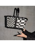 Reisenthel carrybag fekete-fehér bevásárló kosár