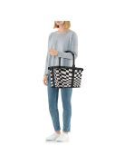 Reisenthel carrybag fekete-fehér bevásárló kosár