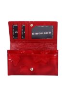 Gregorio BT-114 piros pillangós lakk bőr női pénztárca