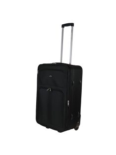 Benzi Start fekete 2 kerekű bővíthető közepes bőrönd