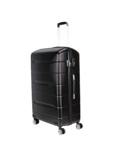 Benzi Pointed fekete 4 kerekű nagy bőrönd