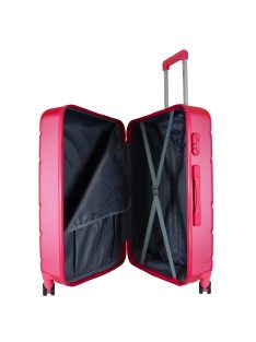Benzi Lugo rózsaszín 4 kerekű nagy bőrönd