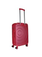 Benzi Lugo rózsaszín 4 kerekű közepes bőrönd