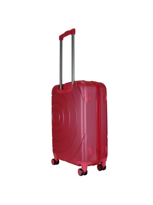 Benzi Lugo rózsaszín 4 kerekű közepes bőrönd