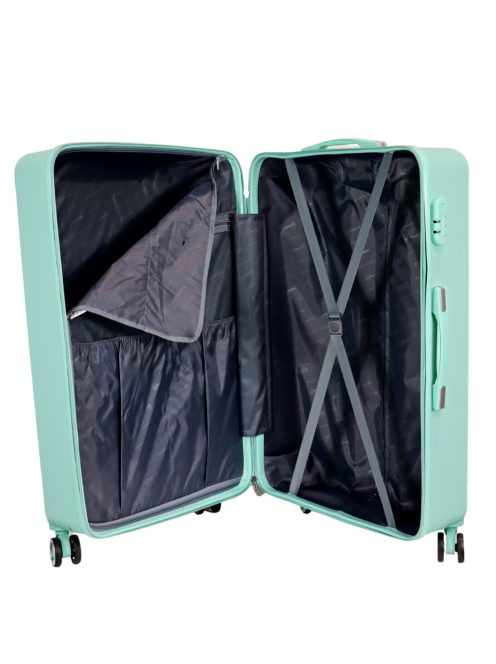 Benzi Mallorca menta 4 kerekű nagy bőrönd