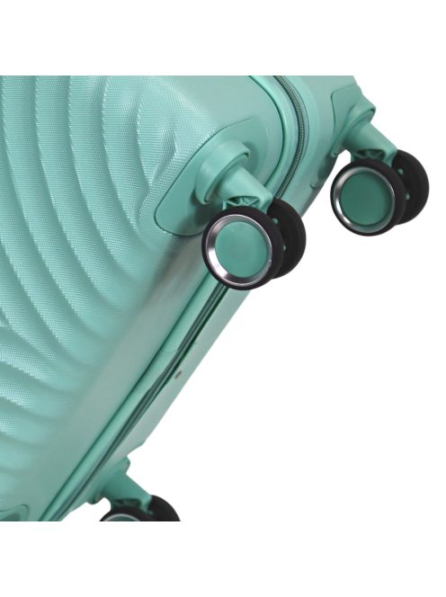 Benzi Mallorca menta 4 kerekű közepes bőrönd