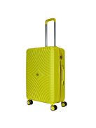 Benzi Mallorca sárga 4 kerekű közepes bőrönd