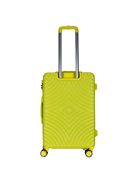 Benzi Mallorca sárga 4 kerekű közepes bőrönd