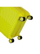 Benzi Mallorca sárga 4 kerekű közepes bőrönd