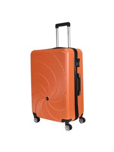   Benzi Aircraft narancssárga 4 kerekű bővíthető nagy bőrönd