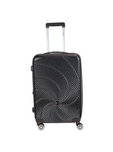   Benzi Aircraft fekete 4 kerekű bővíthető közepes bőrönd