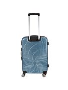 Benzi Aircraft jégkék 4 kerekű bővíthető közepes bőrönd