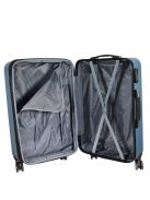 Benzi Aircraft jégkék 4 kerekű bővíthető közepes bőrönd