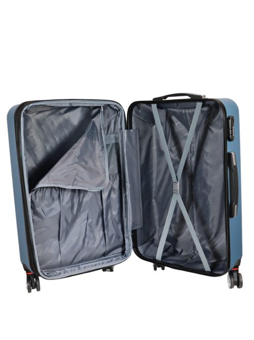 Benzi Aircraft jégkék 4 kerekű bővíthető közepes bőrönd