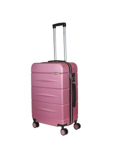 Benzi BZ5695 rózsaszín 4 kerekű közepes bőrönd