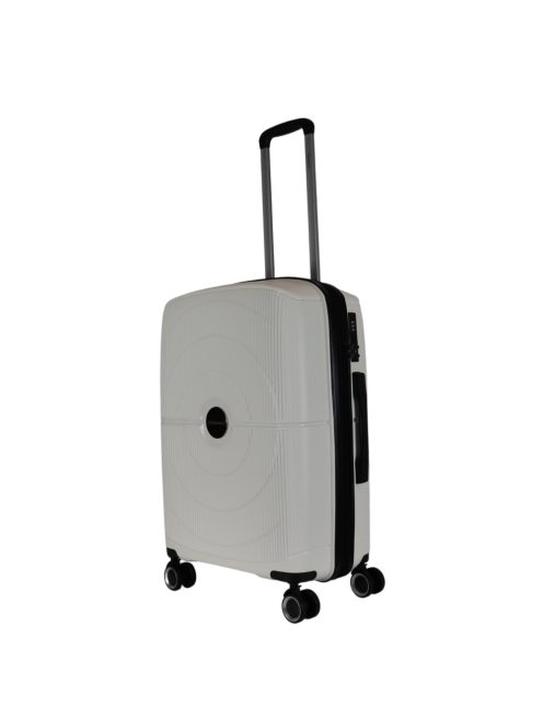 Benzi Cordoba fehér 4 kerekű bővíthető közepes bőrönd