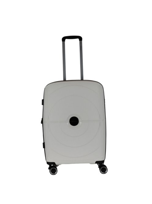 Benzi Cordoba fehér 4 kerekű bővíthető közepes bőrönd