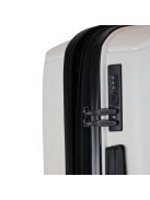 Benzi Cordoba fehér 4 kerekű bővíthető közepes bőrönd