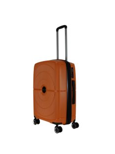   Benzi Cordoba narancssárga 4 kerekű bővíthető közepes bőrönd