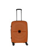 Benzi Cordoba narancssárga 4 kerekű bővíthető közepes bőrönd