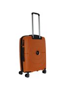 Benzi Cordoba narancssárga 4 kerekű bővíthető közepes bőrönd
