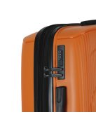 Benzi Cordoba narancssárga 4 kerekű bővíthető közepes bőrönd