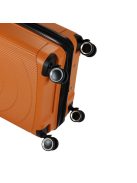 Benzi Cordoba narancssárga 4 kerekű bővíthető közepes bőrönd
