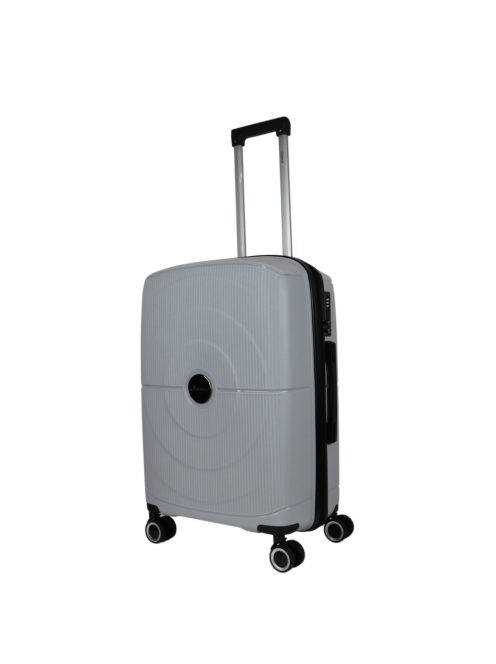Benzi Cordoba szürke 4 kerekű bővíthető közepes bőrönd