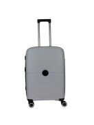 Benzi Cordoba szürke 4 kerekű bővíthető közepes bőrönd