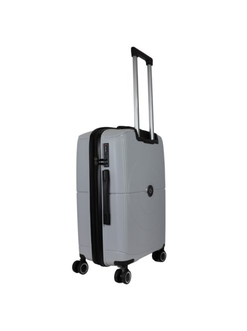 Benzi Cordoba szürke 4 kerekű bővíthető közepes bőrönd