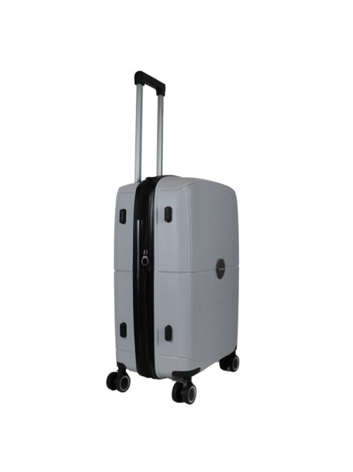 Benzi Cordoba szürke 4 kerekű bővíthető közepes bőrönd