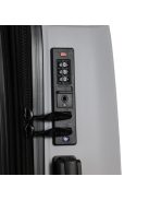 Benzi Cordoba szürke 4 kerekű bővíthető kabinbőrönd