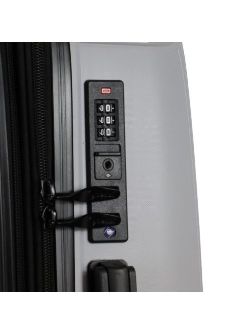 Benzi Cordoba szürke 4 kerekű bővíthető kabinbőrönd