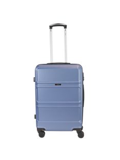 Benzi Simple jégkék 4 kerekű közepes bőrönd