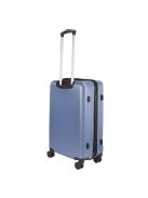 Benzi Simple jégkék 4 kerekű közepes bőrönd