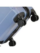 Benzi Simple jégkék 4 kerekű közepes bőrönd