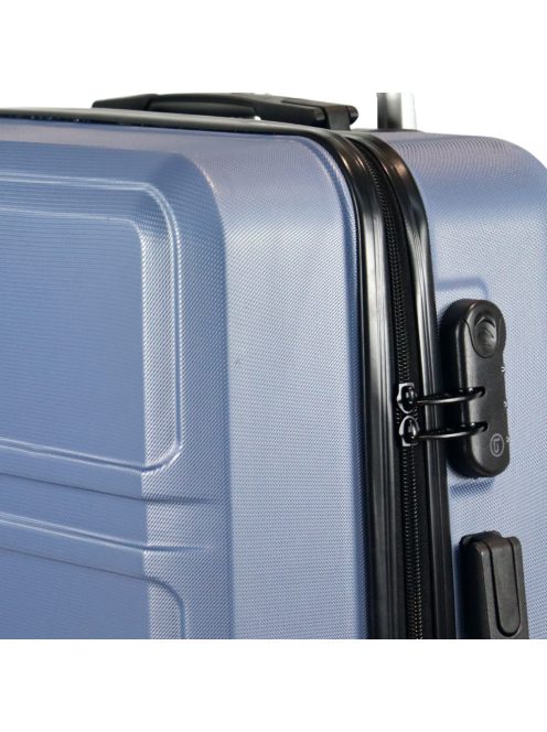 Benzi Simple jégkék 4 kerekű közepes bőrönd