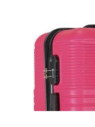 Benzi Subway rózsaszín 4 kerekű nagy bőrönd