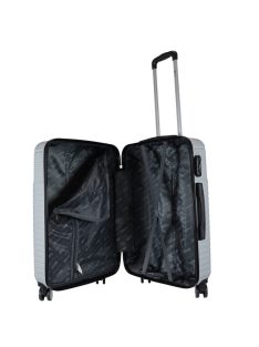 Benzi Subway ezüst 4 kerekű közepes bőrönd