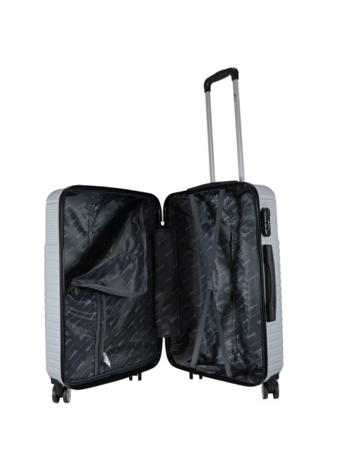 Benzi Subway ezüst 4 kerekű közepes bőrönd