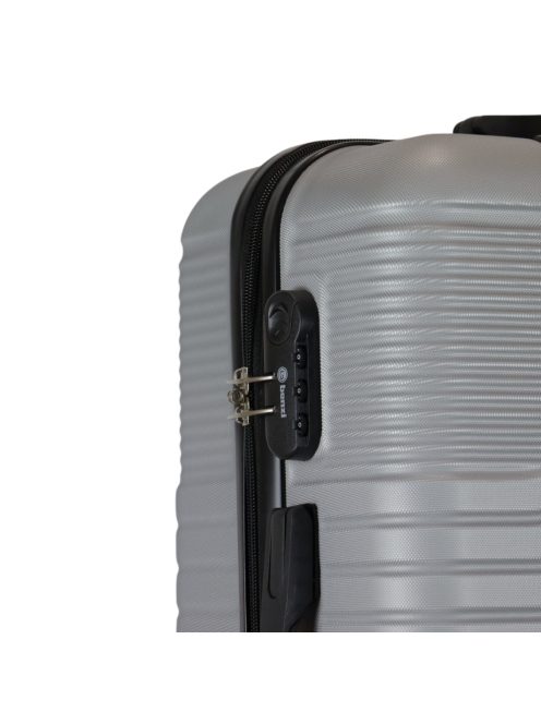 Benzi Subway ezüst 4 kerekű közepes bőrönd