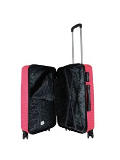 Benzi Subway rózsaszín 4 kerekű közepes bőrönd